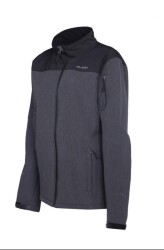 ALPINIST Alpine Erkek Softshell Ceket Antrasit-Siyah L - 1