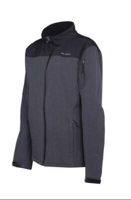 ALPINIST Alpine Erkek Softshell Ceket Antrasit-Siyah XL - 1