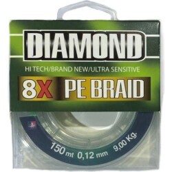 BAUER Diamond 8X150 mt İp Misina 0,18 mm - 1