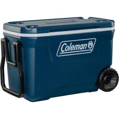 Coleman Xtreme Wheeled 62 QT Tekerlekli Soğutucu Buzluk 58.6 Lt. Lacivert - 1