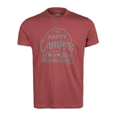 Evolite Happy Campers Tshirt Kırmızı XXLarge - 1