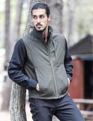 Fiyort FY82 Kenai Softshell Yelek Haki Large - 3