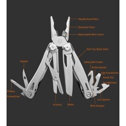 Grand Harvest GHK8 NO MOQ Multi Tool (13 İşlev) - 5