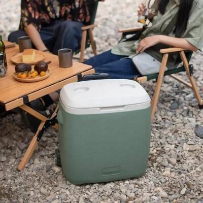 Naturehike LINDU Large Cooler Q-10H Tekerlekli Buzluk 28 Lt-Yeşil - 5